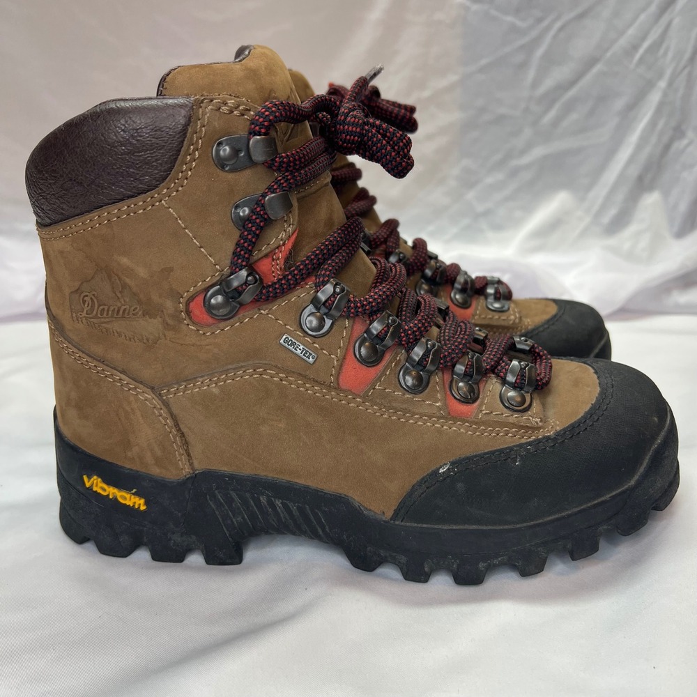 Danner Expedition GTX 6 Hiking Boots Womens 6 Brown Red Leather Gore-Tex 43752 - Picture 5 of 12